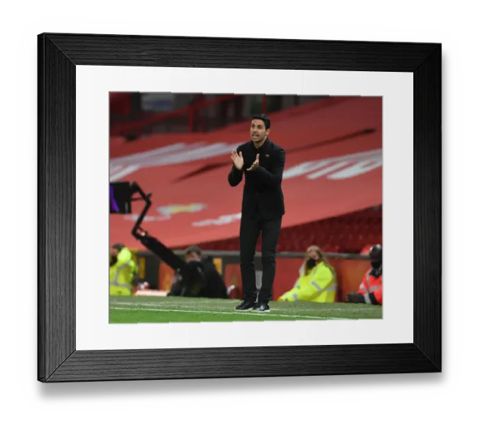 Framed Print : Arsenal at Empty Old Trafford: A Showdown Against Manchester United (2020-21) Framed Print : Arsenal at Empty Old Trafford: A Showdown Against Manchester United (2020-21)