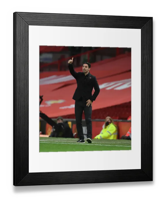 Framed Print : Arsenal vs Manchester United: Empty Old Trafford Clash in the 2020-21 Premier League Framed Print : Arsenal vs Manchester United: Empty Old Trafford Clash in the 2020-21 Premier League