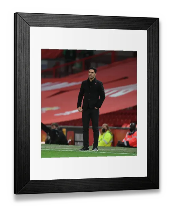 Framed Print : Arsenal at Empty Old Trafford: A Showdown with Manchester United (2020-21) Framed Print : Arsenal at Empty Old Trafford: A Showdown with Manchester United (2020-21)