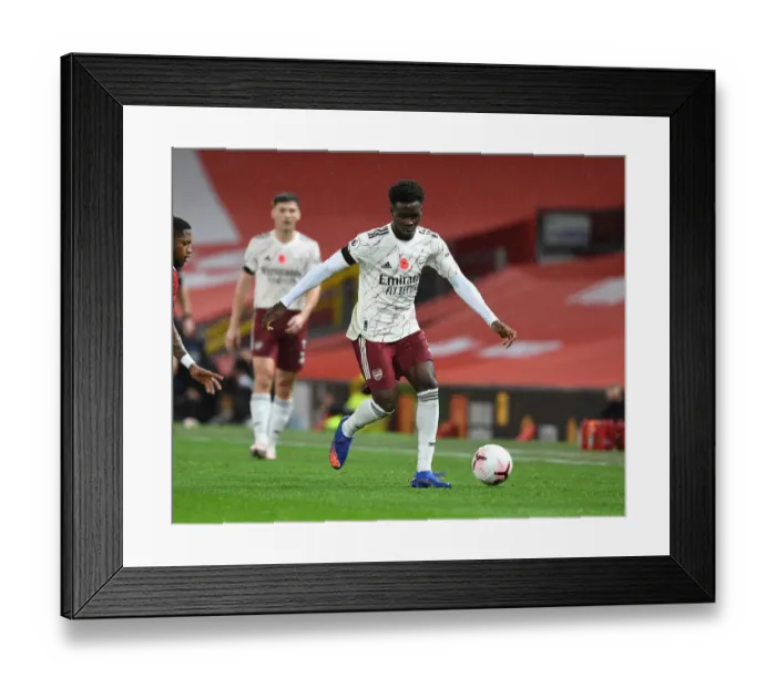 Framed Print : Arsenal vs Manchester United: 2020-21 Premier League Clash at Old Trafford - Behind Closed Doors Framed Print : Arsenal vs Manchester United: 2020-21 Premier League Clash at Old Trafford - Behind Closed Doors