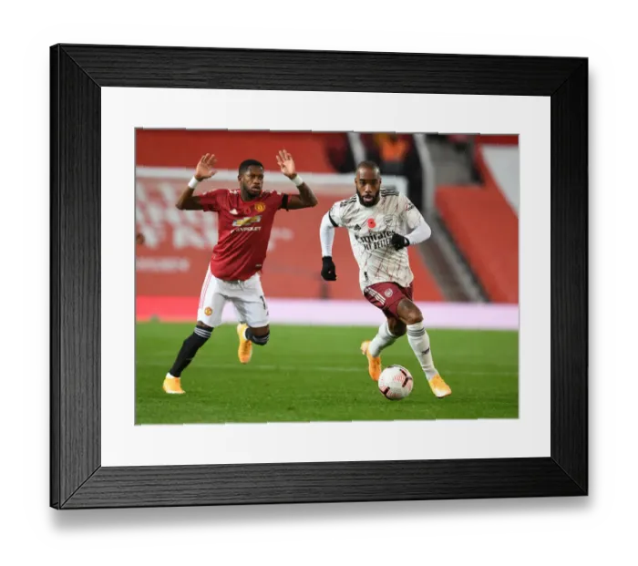 Framed Print : Alexis Lacazette's Breakthrough Moment: Outmaneuvering Fred at Old Trafford - Manchester United vs. Arsenal, Premier League 2020-21 Framed Print : Alexis Lacazette's Breakthrough Moment: Outmaneuvering Fred at Old Trafford - Manchester United vs. Arsenal, Premier League 2020-21