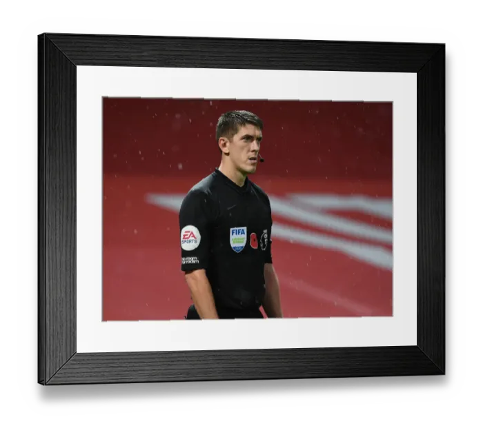 Framed Print : Arsenal vs Manchester United: 2020-21 Premier League Clash at Old Trafford - Behind Closed Doors