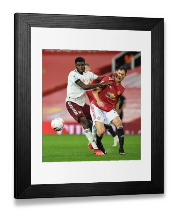 Framed Print : Thomas Partey vs. Nemanja Matic: A Battle at Old Trafford - Manchester United vs. Arsenal, 2020-21 Framed Print : Thomas Partey vs. Nemanja Matic: A Battle at Old Trafford - Manchester United vs. Arsenal, 2020-21