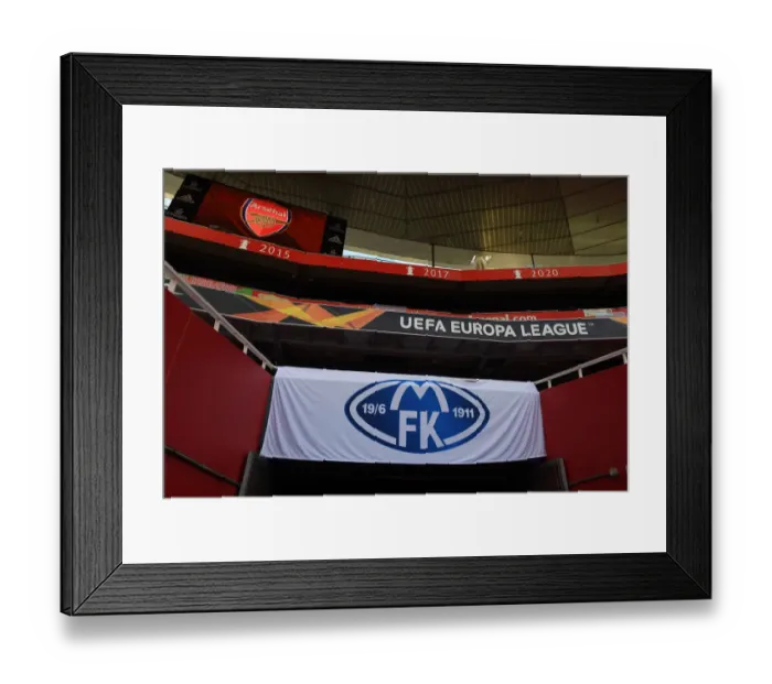 Framed Print : Arsenal FC vs Molde FK: Europa League Clash at Emirates Stadium Framed Print : Arsenal FC vs Molde FK: Europa League Clash at Emirates Stadium