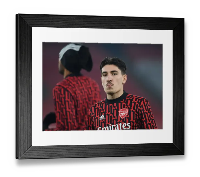 Framed Print : Arsenal FC vs Molde FK: Hector Bellerin at Emirates Stadium - UEFA Europa League 2020-21