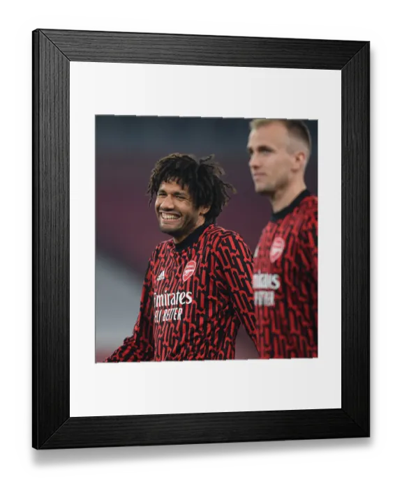 Framed Print : Arsenal FC vs Molde FK: Mo Elneny Pre-Match - UEFA Europa League 2020-21 Framed Print : Arsenal FC vs Molde FK: Mo Elneny Pre-Match - UEFA Europa League 2020-21