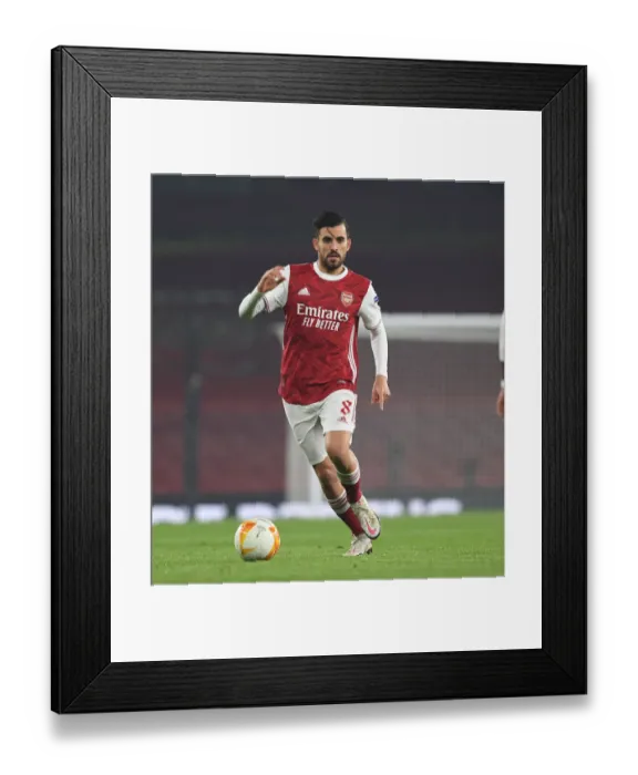 Framed Print : Dani Ceballos in Action: Arsenal vs Molde FK, Europa League 2021