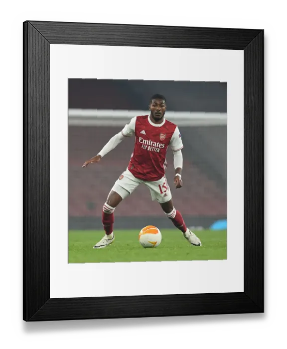 Framed Print : Arsenal vs Molde: Ainsley Maitland-Niles in Europa League Action at Emirates Stadium