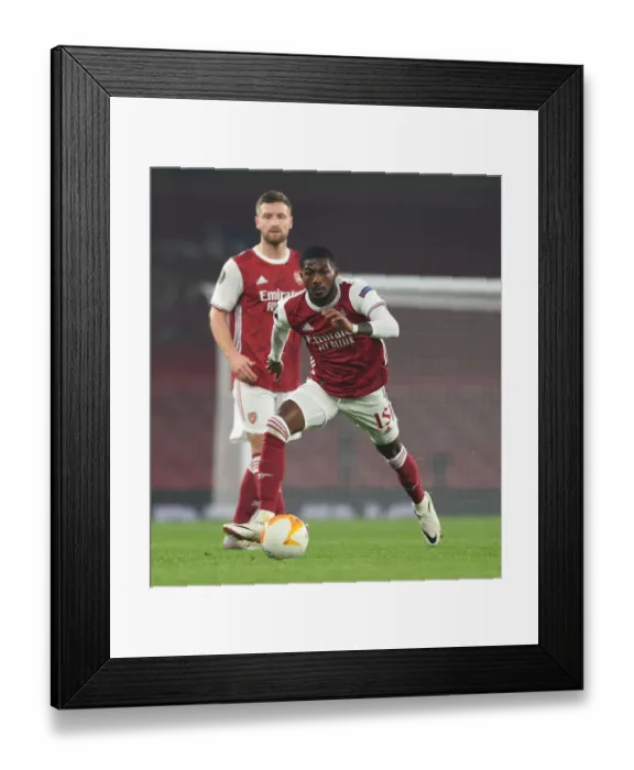 Framed Print : Arsenal vs Molde: Ainsley Maitland-Niles in Action - UEFA Europa League 2020-21