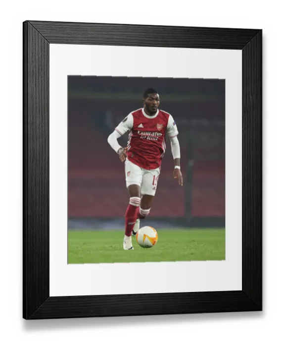 Framed Print : Arsenal's Ainsley Maitland-Niles in Europa League Action at Emirates Stadium