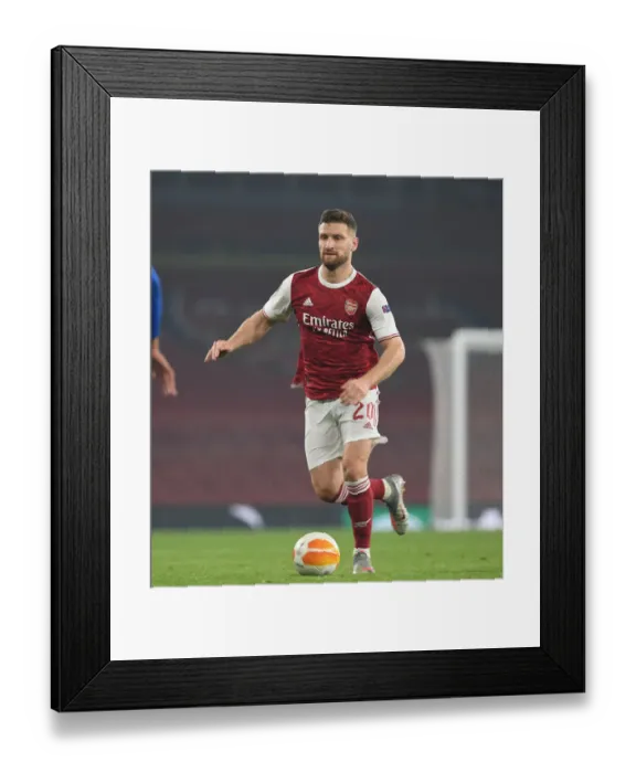 Framed Print : Arsenal's Mustafi in Action: Arsenal vs Molde FK - Europa League 2020-21 Framed Print : Arsenal's Mustafi in Action: Arsenal vs Molde FK - Europa League 2020-21