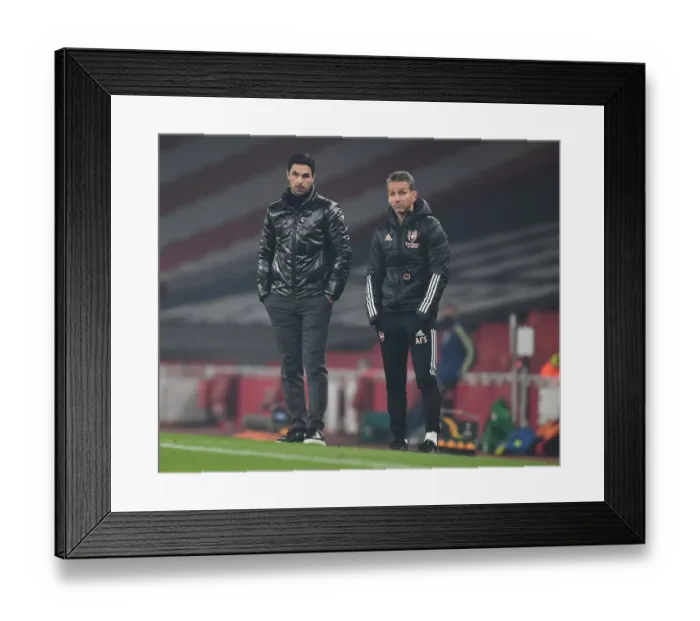 Framed Print : Mikel Arteta and Albert Stuivenburg: Leading Arsenal FC to Victory Against Molde FK at Emirates Stadium Framed Print : Mikel Arteta and Albert Stuivenburg: Leading Arsenal FC to Victory Against Molde FK at Emirates Stadium
