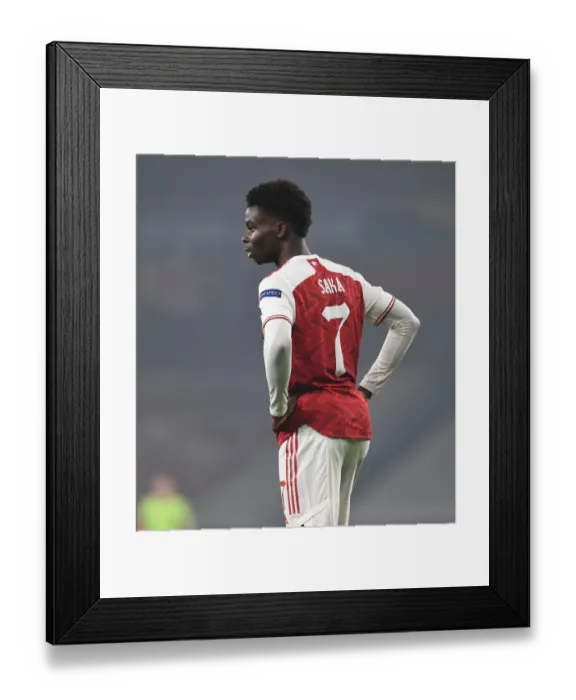 Framed Print : Arsenal's Bukayo Saka in Action: Arsenal vs Molde, Europa League 2020-21 Framed Print : Arsenal's Bukayo Saka in Action: Arsenal vs Molde, Europa League 2020-21