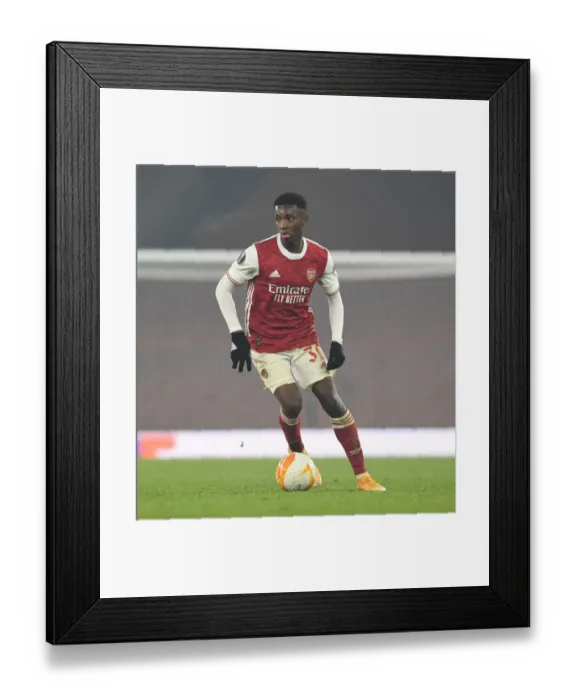 Framed Print : Arsenal's Eddie Nketiah in Action during UEFA Europa League Match against Molde FK