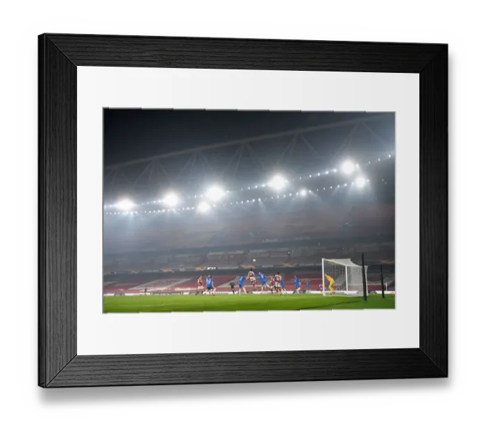 Framed Print : Arsenal FC vs Molde FK: UEFA Europa League at Emirates Stadium Framed Print : Arsenal FC vs Molde FK: UEFA Europa League at Emirates Stadium