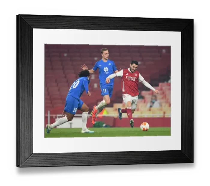 Framed Print : Arsenal vs Molde: Europa League Clash at Emirates Stadium Framed Print : Arsenal vs Molde: Europa League Clash at Emirates Stadium