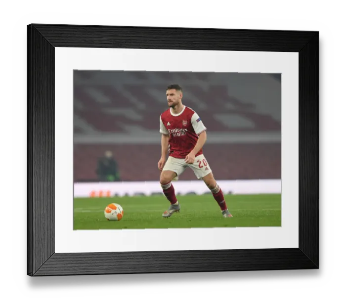 Framed Print : Mustafi in Action: Arsenal vs Molde, Europa League 2020-21 Framed Print : Mustafi in Action: Arsenal vs Molde, Europa League 2020-21