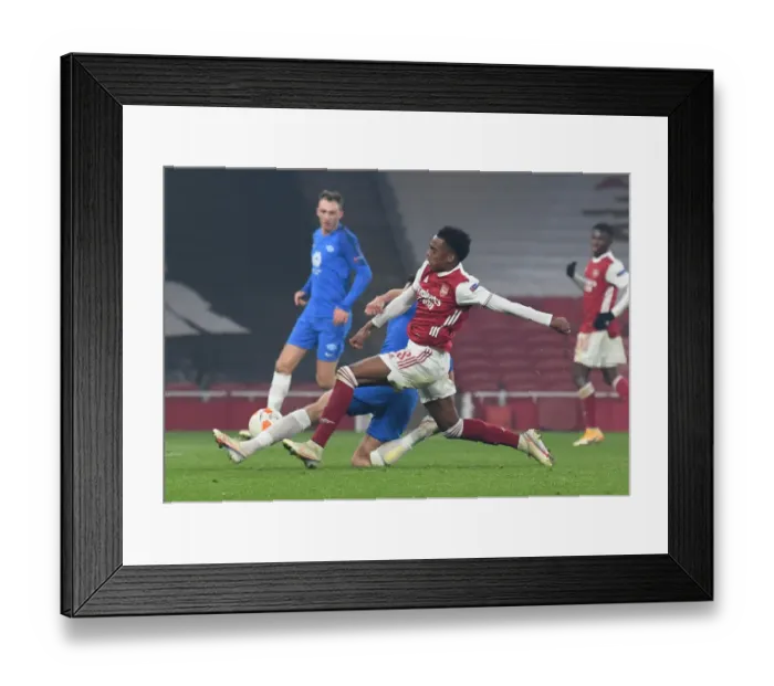 Framed Print : Arsenal vs Molde: Own Goal Shocks Europa League Clash Framed Print : Arsenal vs Molde: Own Goal Shocks Europa League Clash