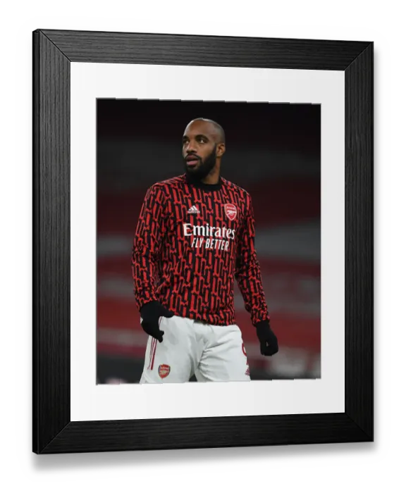 Framed Print : Arsenal's Alex Lacazette Before Empty Emirates: Arsenal vs Aston Villa, Premier League 2020-21 Framed Print : Arsenal's Alex Lacazette Before Empty Emirates: Arsenal vs Aston Villa, Premier League 2020-21