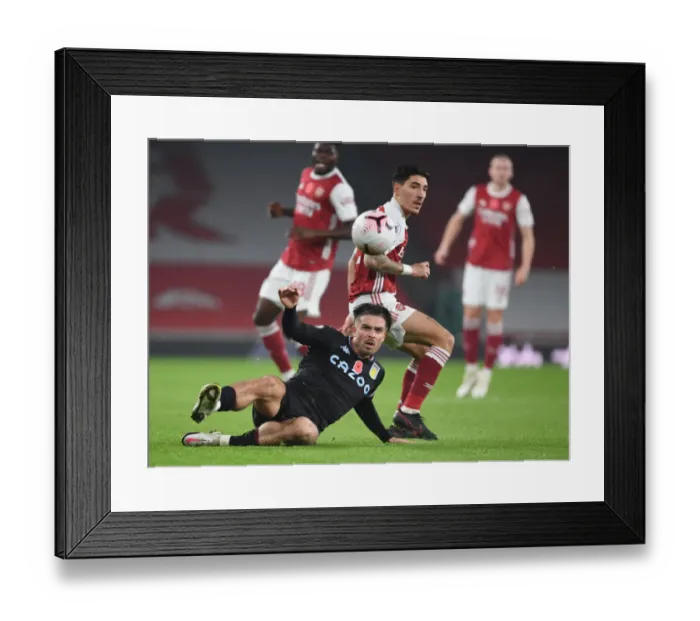 Framed Print : Arsenal vs Aston Villa: Bellerin vs Grealish in Empty Emirates Stadium, Premier League 2020-21 Framed Print : Arsenal vs Aston Villa: Bellerin vs Grealish in Empty Emirates Stadium, Premier League 2020-21