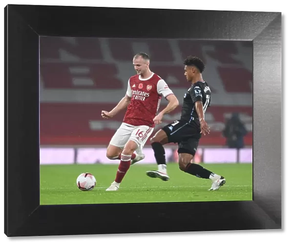 Arsenal vs Aston Villa: Rob Holding Clashes with Ollie Watkins in Empty Emirates Stadium, Premier League 2020-21