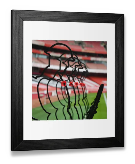 Framed Print : Remembrance Day at Empty Emirates: Arsenal vs. Aston Villa, 2020-21 Premier League Framed Print : Remembrance Day at Empty Emirates: Arsenal vs. Aston Villa, 2020-21 Premier League