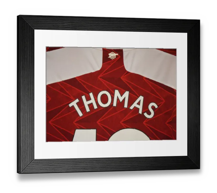 Framed Print : Arsenal's Empty Emirates: Thomas Partey Prepares for Aston Villa Showdown (2020-21)
