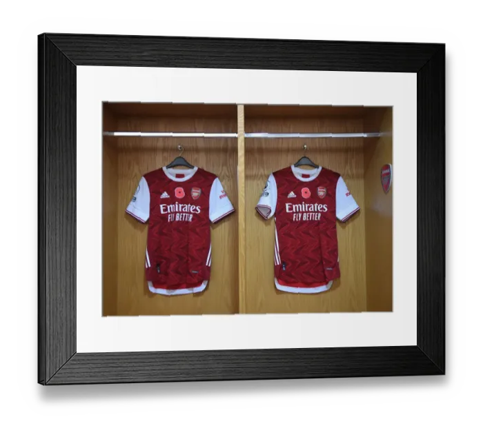 Framed Print : Arsenal's Empty Emirates: Poppies Hang in Silence Ahead of Arsenal v Aston Villa (2020-21) Framed Print : Arsenal's Empty Emirates: Poppies Hang in Silence Ahead of Arsenal v Aston Villa (2020-21)