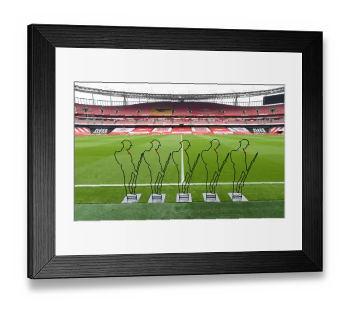 Framed Print : Remembrance Day at Empty Emirates: Arsenal vs. Aston Villa, Premier League 2020-21 Framed Print : Remembrance Day at Empty Emirates: Arsenal vs. Aston Villa, Premier League 2020-21