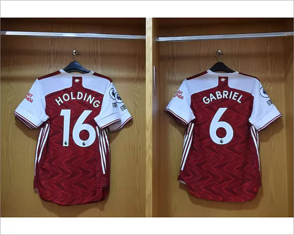 Arsenal Changing Room: Empty Arrows Prepare for Aston Villa Clash Amidst Pandemic