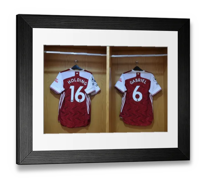 Framed Print : Arsenal Home Changing Room: Empty Arrows Prepare for Aston Villa Clash Amidst Pandemic Framed Print : Arsenal Home Changing Room: Empty Arrows Prepare for Aston Villa Clash Amidst Pandemic