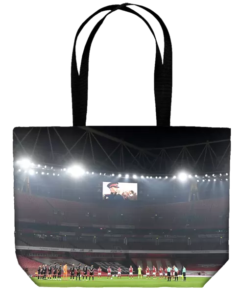 Remembrance Day at Empty Emirates Stadium: Arsenal vs. Aston Villa, Premier League 2020-21