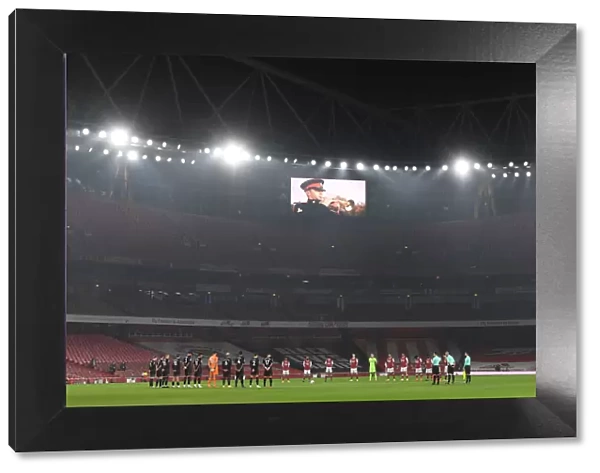 Arsenal vs. Aston Villa: Remembrance Day Tribute in Empty Emirates Stadium, Premier League 2020-21