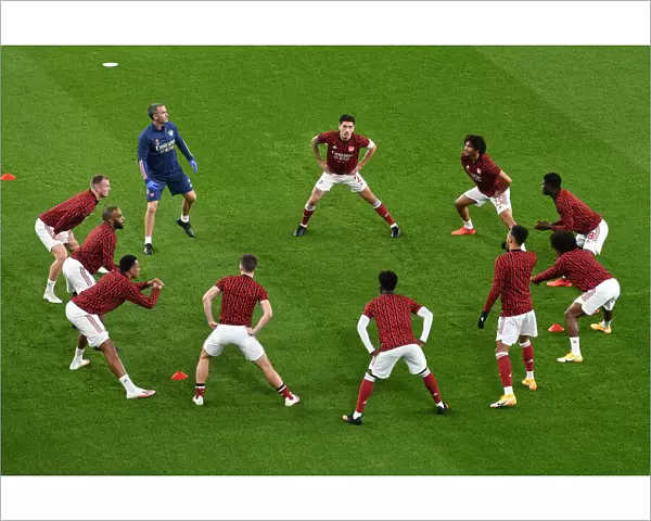 Arsenal vs Aston Villa: Premier League Team Warm-Up at Emirates Stadium (2020-21)