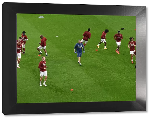 Premier League Showdown: Arsenal's Pre-Match Warm-Up vs Aston Villa