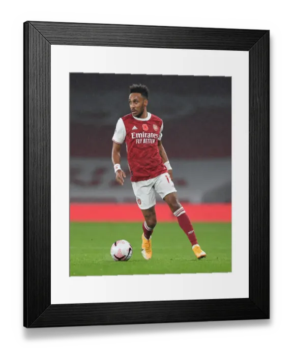 Framed Print : Arsenal's Aubameyang Scores the Difference: Arsenal vs. Aston Villa (2020-21) Framed Print : Arsenal's Aubameyang Scores the Difference: Arsenal vs. Aston Villa (2020-21)