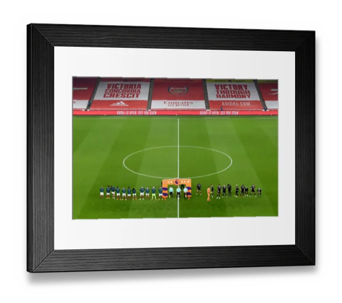 Framed Print : Arsenal vs Aston Villa: Premier League Clash at Emirates Stadium