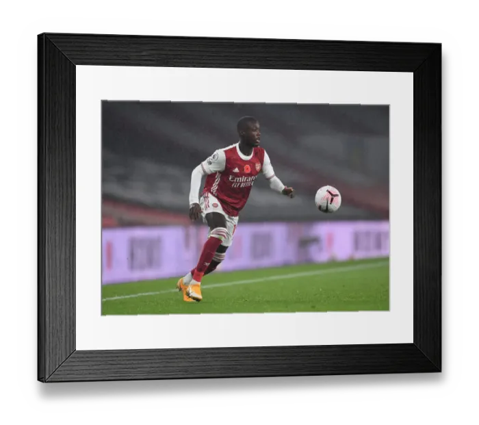 Framed Print : Arsenal's Nicolas Pepe in Action: Arsenal vs. Aston Villa, Premier League 2020-21 Framed Print : Arsenal's Nicolas Pepe in Action: Arsenal vs. Aston Villa, Premier League 2020-21