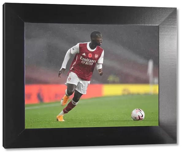 Arsenal's Nicolas Pepe in Action: Arsenal vs Aston Villa, Premier League 2020-21