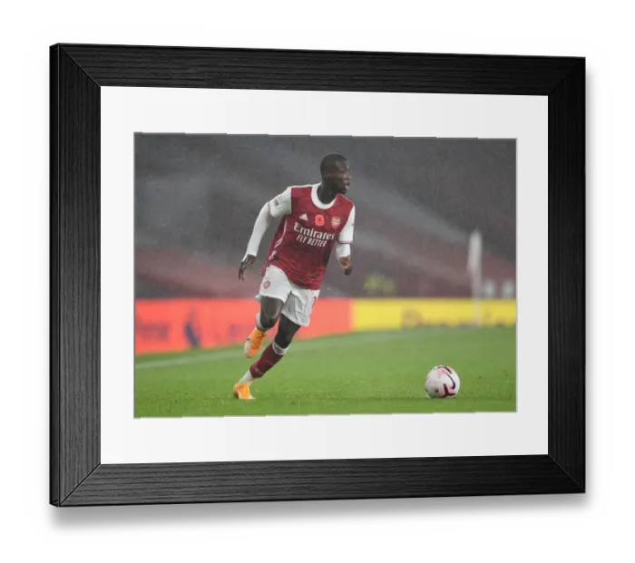 Framed Print : Arsenal's Nicolas Pepe in Action: Arsenal vs Aston Villa, Premier League 2020-21 Framed Print : Arsenal's Nicolas Pepe in Action: Arsenal vs Aston Villa, Premier League 2020-21