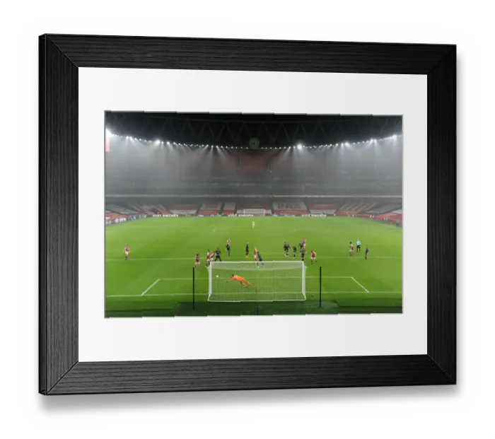 Framed Print : Arsenal vs Aston Villa: Emirates Stadium, Premier League Showdown (2020-21) Framed Print : Arsenal vs Aston Villa: Emirates Stadium, Premier League Showdown (2020-21)