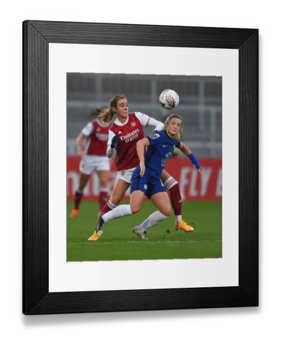 Framed Print : Arsenal vs. Chelsea: A Fierce FA WSL Showdown - Roord vs. Cuthbert Battle Framed Print : Arsenal vs. Chelsea: A Fierce FA WSL Showdown - Roord vs. Cuthbert Battle