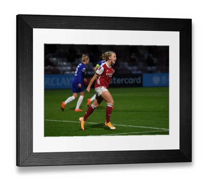 Framed Print : Arsenal Women vs Chelsea Women: Beth Mead Scores the Winner in FA WSL Clash