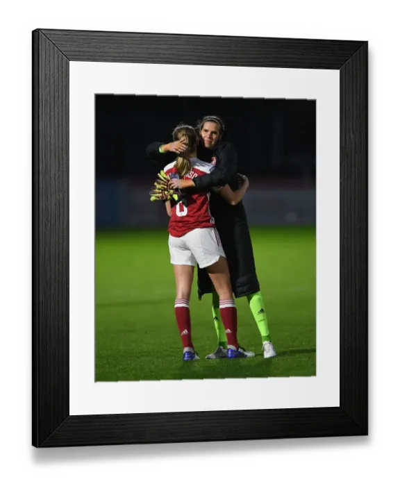 Framed Print : Arsenal Women Triumph Over Chelsea Women in FA WSL Clash: Leah Williamson's Emotional Reunion with Lydia Williams Framed Print : Arsenal Women Triumph Over Chelsea Women in FA WSL Clash: Leah Williamson's Emotional Reunion with Lydia Williams