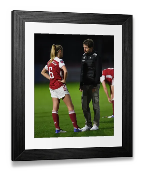 Framed Print : Arsenal Women vs Chelsea Women: Montemurro and Williamson Discuss Post-Match at FA WSL Framed Print : Arsenal Women vs Chelsea Women: Montemurro and Williamson Discuss Post-Match at FA WSL
