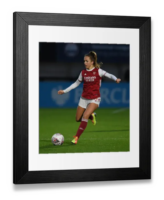 Framed Print : Arsenal Women vs. Chelsea Women: Barclays FA WSL Clash at Meadow Park (2020-21) - Lia Walti in Action