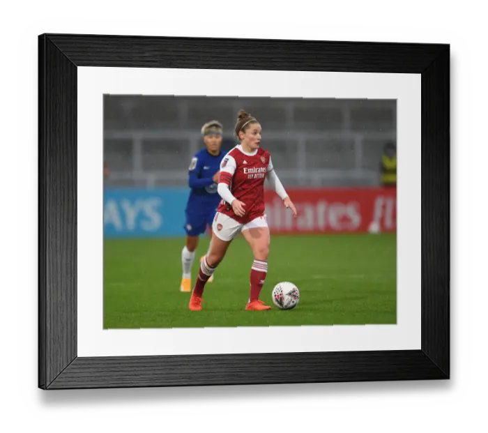 Framed Print : Arsenal vs. Chelsea: Kim Little's Thrilling Showdown in the FA WSL Clash Framed Print : Arsenal vs. Chelsea: Kim Little's Thrilling Showdown in the FA WSL Clash