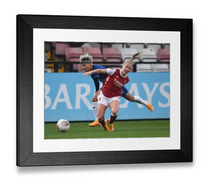 Framed Print : Clash of Titans: Beth Mead vs. Ji So-Yun - Arsenal Women vs. Chelsea Women Framed Print : Clash of Titans: Beth Mead vs. Ji So-Yun - Arsenal Women vs. Chelsea Women