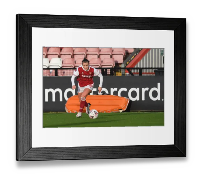 Framed Print : Arsenal vs. Chelsea Women: Intense Action - Caitlin Foord at the FA WSL Showdown