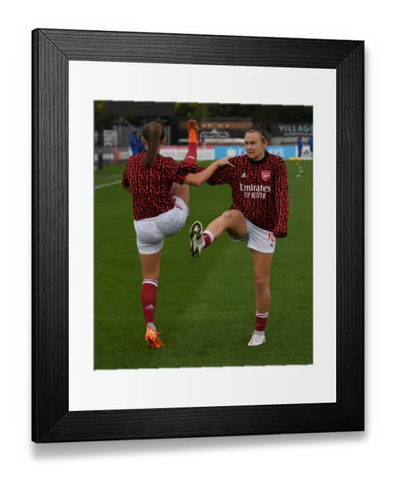 Framed Print : Arsenal Women vs Chelsea Women: Caitlin Foord Gears Up for FA WSL Showdown